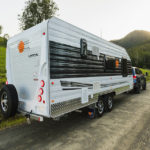 Caravan camper trailer